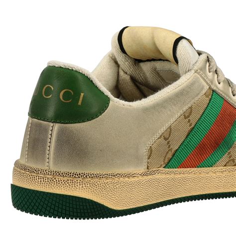 gucci tan comfort shoes|best gucci trainers.